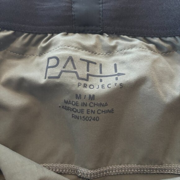 Path Projects Graves PX Running Shorts – Olive/Stone, Size M, 7" Inseam - Picture 2 of 3